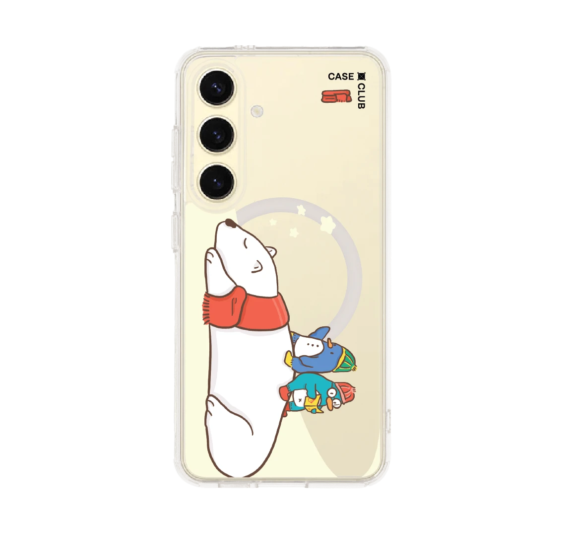 polar bear & duo penguin